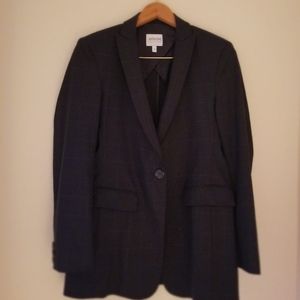 Armani Collezioni: Navy Single Breasted Blazer
